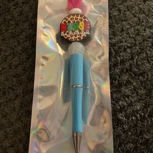 Nurse  Light Blue Retractable Pen
